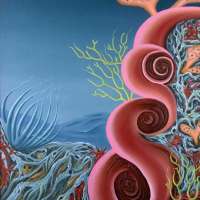 Solidification. Oil on linen, 60 x 80 cm. 2011