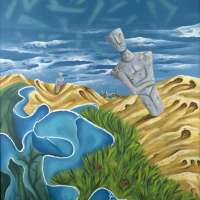 Stone people from the Cyclades. Oil on linen, 60 x 70 cm. 2011