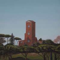 Skyscraper. Oil on panel. 40 x 50 cm. 2015