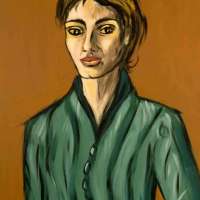 The dancer. Acrylics on panel, 50 x 60 cm. 2010