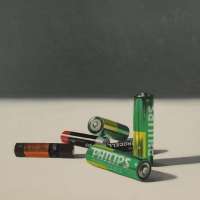 Electricity in the air. Oil on panel. 28 x 25 cm. 2013